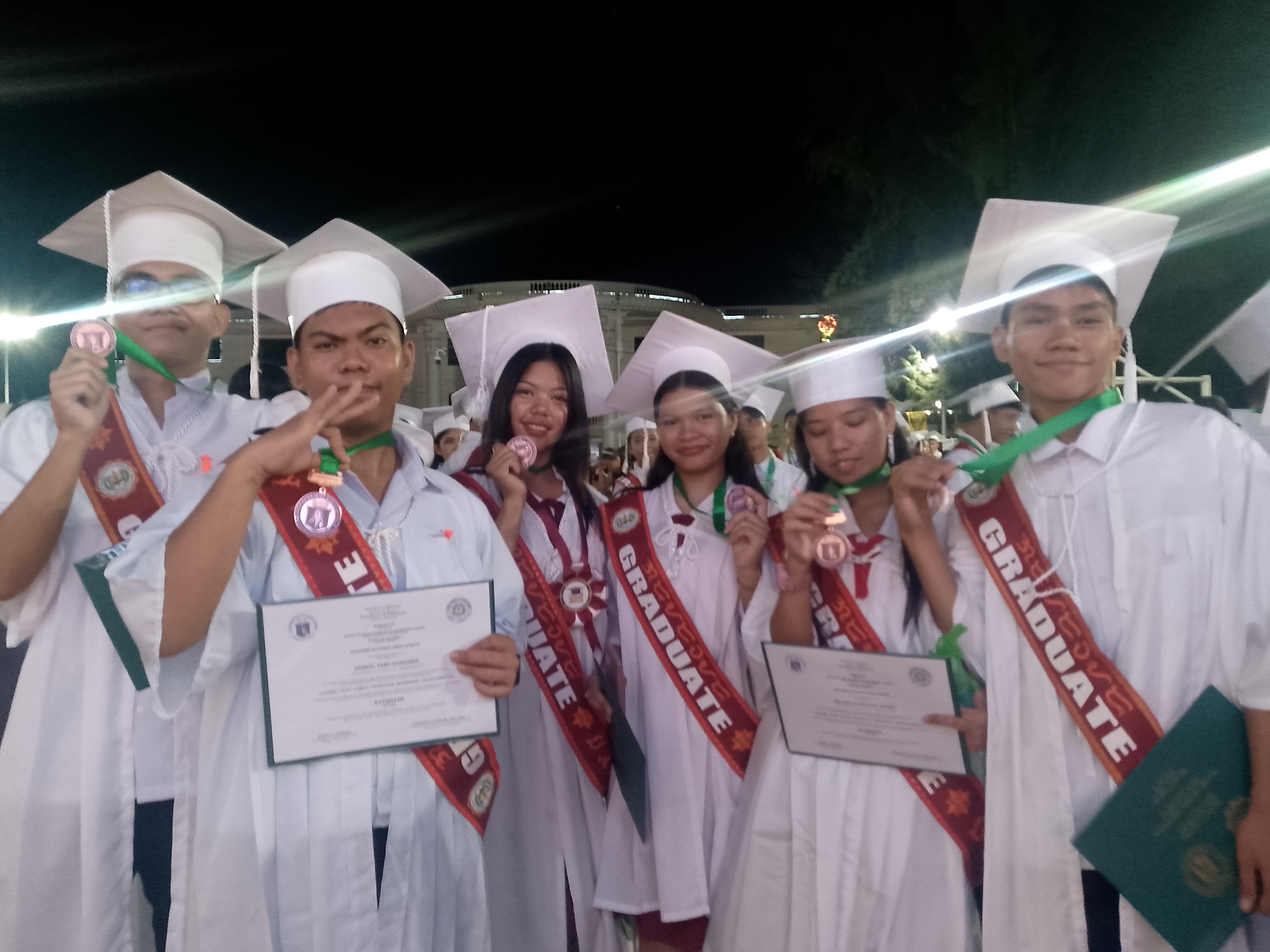 Socratic Squad bonding at dolores eastern samar plaza for graduation day